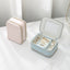 Fashion PU Leather Jewelry Box - Double Layer Portable Organizer