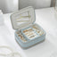 Fashion PU Leather Jewelry Box - Double Layer Portable Organizer