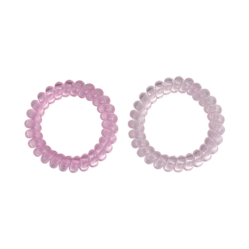 Solid Color Gradient Hair Tie Set - No Trace, No Damage Elastic Bands