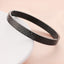 Fashion Stainless Steel Plaid Couple Bracelet with Egg-Shaped Buckle
