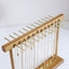 Fashion Solid Color Wrought Iron and Pine Jewelry Display Stand