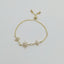 Fashion Star Rhinestone Inlay Adjustable Bracelet - Korean Eight-Pointed Star Design