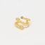 Fashion Star Zircon Alloy Women's Ear Clips & Minimalist Copper Hoop Earrings