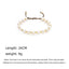 Fashion Star Eye Pearl & Gold-Plated Beaded Pentagram Bracelet Set for Women