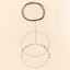 Fashion Star Moon Geometric Elastic Leg Ring Colorful Bead Body Chain