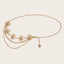 Fashion Sun Moon Metal Chain Belt for Women - Stylish Body Chain Accessory