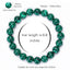 Fashion Swirl Pattern Malachite Natural Stone Beaded Bracelet