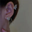 Fashion Rhinestone Butterfly Tassel Ear Cuff for Women