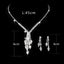 Fashion Rhinestone Tassel Bridal Jewelry Set - Necklace and Earrings