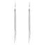 Fashion Tassel Long Drop Silver Plated Alloy Earrings for Women