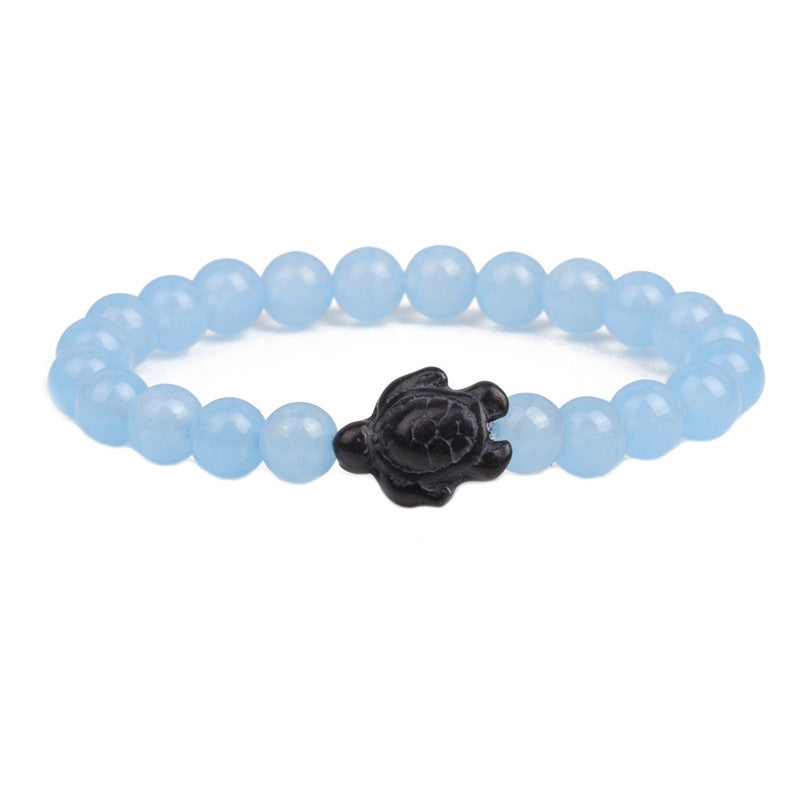 Tortoise Turquoise Volcanic Stone Bracelet Set