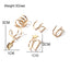 Fashion U Shape Star Alloy Plated Vintage Ear Clips for Women