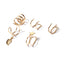 Fashion U Shape Star Alloy Plated Vintage Ear Clips for Women