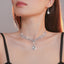 Elegant Crystal Rhinestone Necklace and Earring Set