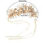 White Leaf Bridal Hairband Headdress for Wedding Dress