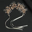 White Leaf Bridal Hairband Headdress for Wedding Dress