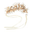 White Leaf Bridal Hairband Headdress for Wedding Dress