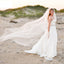 Elegant White Long Veil with Large Train for Wedding Accessories