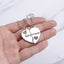 Fashion Wild Heart-Shaped Diamond Stitching Necklace for Women