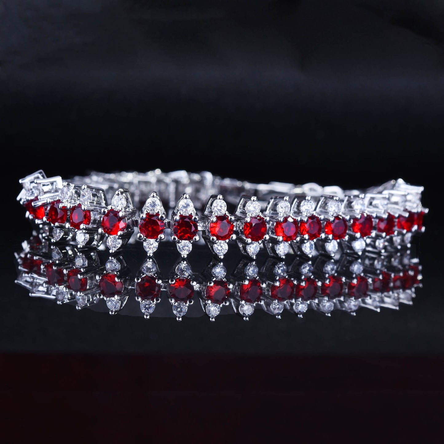 Fashion Women Colorful Zircon Crystal Bracelet