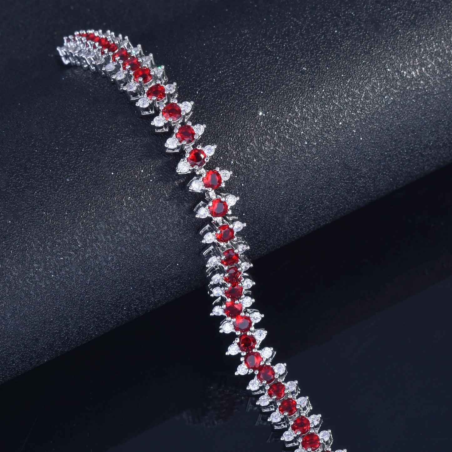 Fashion Women Colorful Zircon Crystal Bracelet