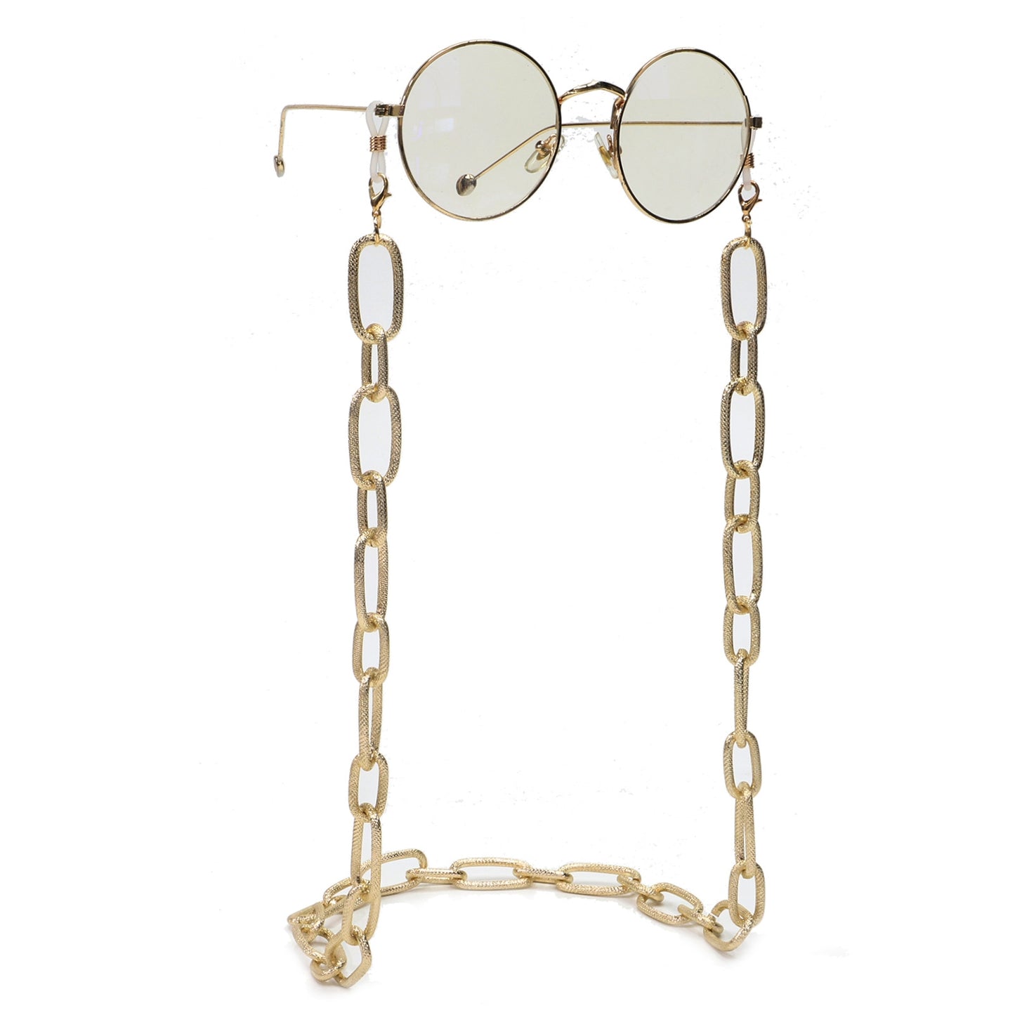 Fashionable Gold Aluminum Chain Glasses Strap Metal Eyewear Chain