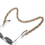 Fashionable Simple Gold Aluminum Chain Glasses Strap Metal Eyewear Chain