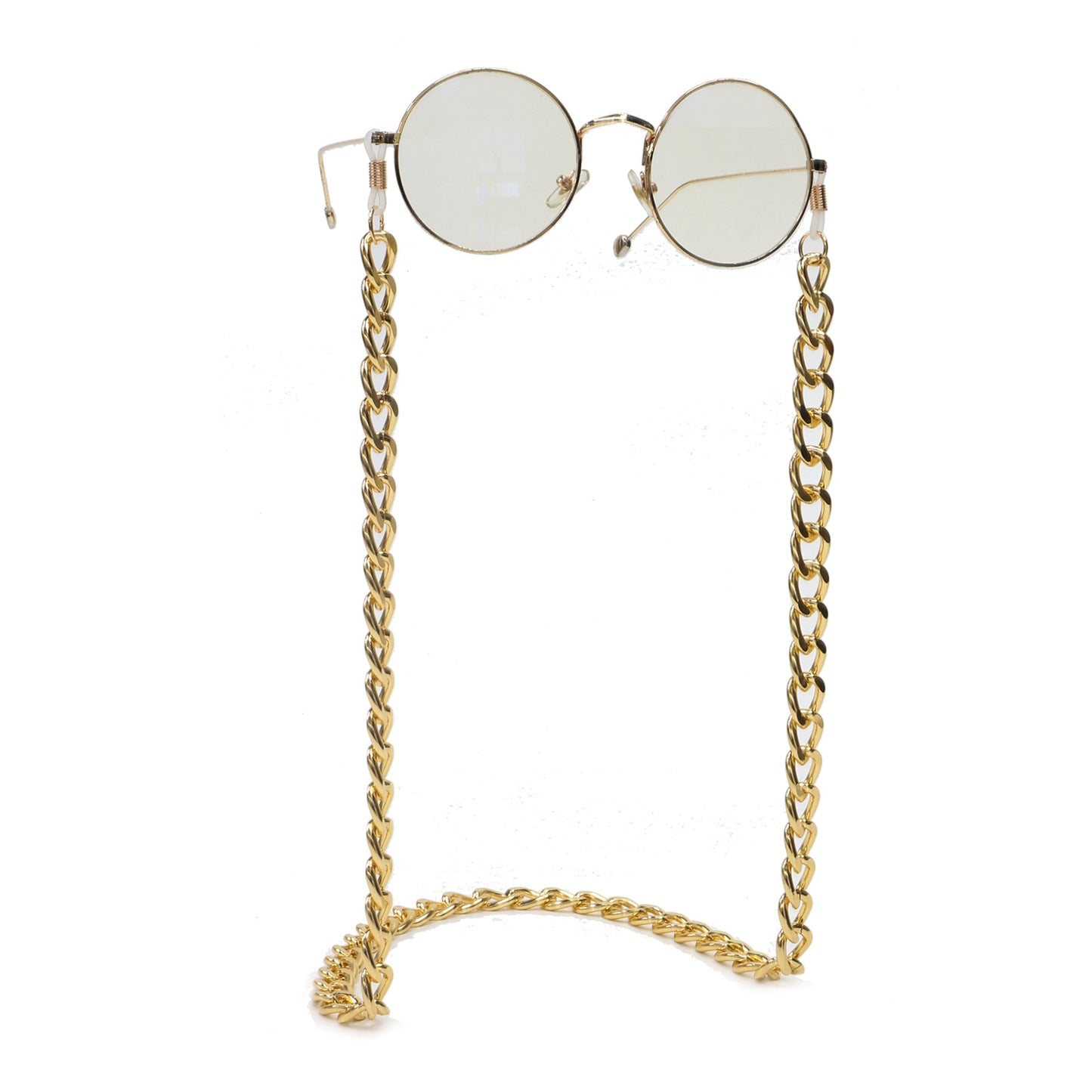 Fashionable Simple Gold Aluminum Chain Glasses Strap Metal Eyewear Chain