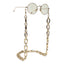 Fashionable Simple Gold Aluminum Chain Glasses Strap Metal Eyewear Retainer