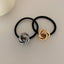 Elegant Metal Knot Elastic Hair Tie Band for Women