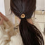 Elegant Metal Knot Elastic Hair Tie Band for Women