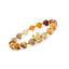 Weathered Stone Zircon Crown Beaded Bracelet Nhyl130677