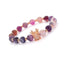 Weathered Stone Zircon Crown Beaded Bracelet Nhyl130677