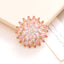 Flower Crystal Gemstone Shoe Charms Alloy Accessories