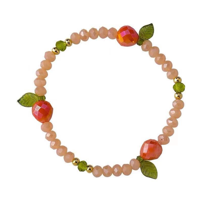 Formal Crystal Fruit Beaded Women's Bracelet