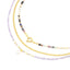 Freshwater Pearl Geometric Beaded Necklace with 18K Gold Plated Copper