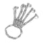 Solid Color Alloy Women's Bangle & Halloween Skull Hand Bracelets Set