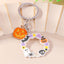 Funny Pumpkin Star Hat Halloween Keychain Pendant