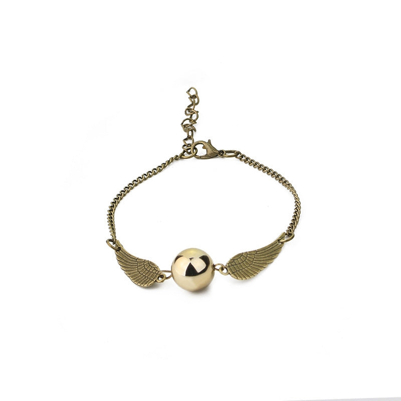 Geometric Alloy Wings Bracelet - Versatile Retro Jewelry for Men and Women