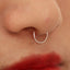 Geometric Punk Stainless Steel U-Shape Nose Ring