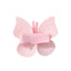 Girls' Butterfly Hair Clip - Glossy Leather & Polyester Rib Hair Accessory