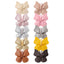 Girls' Butterfly Hair Clip - Glossy Leather & Polyester Rib Hair Accessory