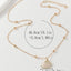 Glam Lady Natural Shell Gold Plated Pendant Necklace for Women