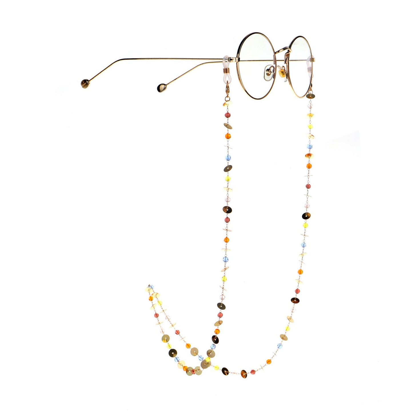 Colorful Crystal Handmade Glasses Chain Anti-Lost Eyewear Accessory