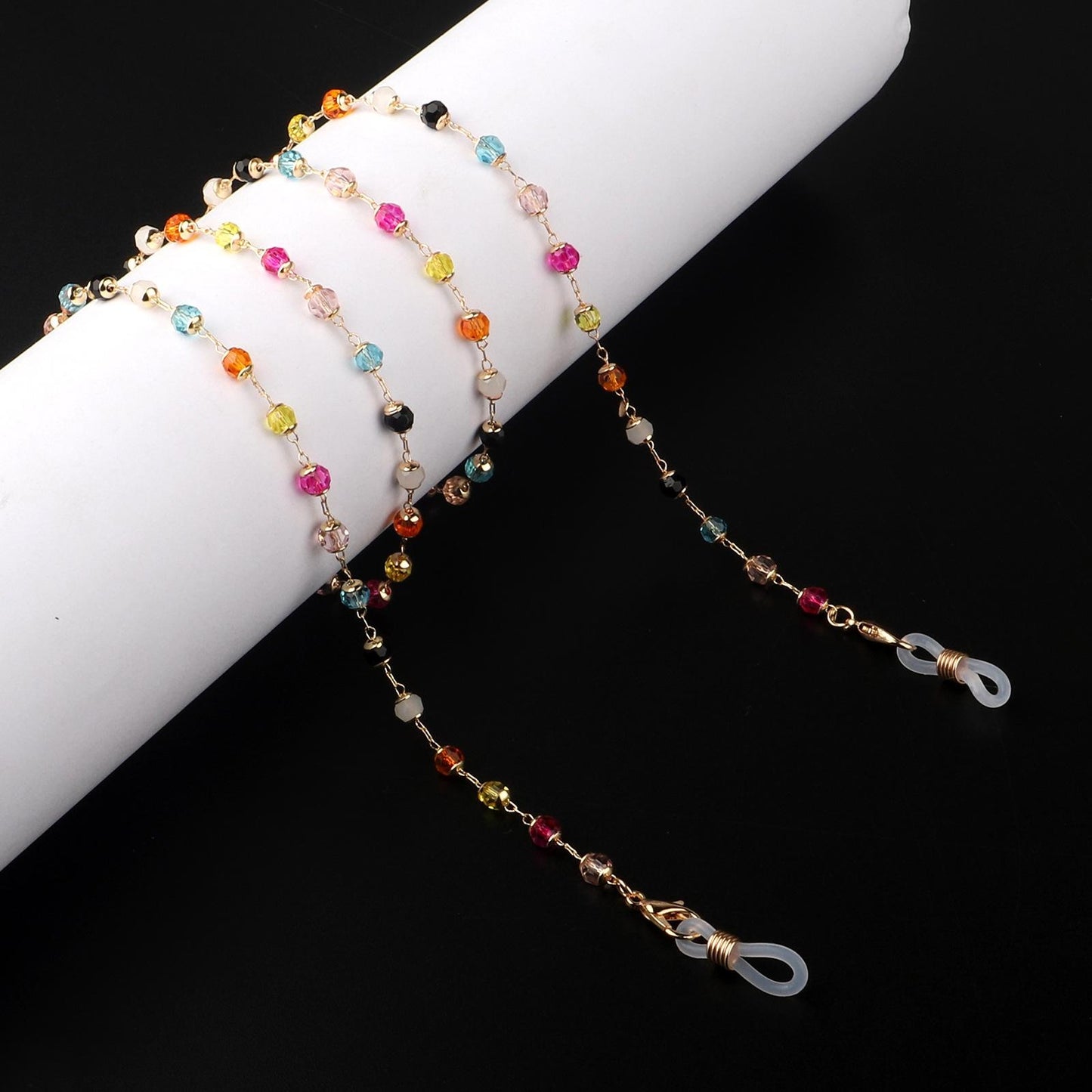 Colorful Crystal Handmade Glasses Chain Anti-Lost Eyewear Accessory