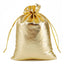 Gold Silver Drawstring Jewelry Gift Pouch