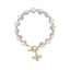 Golden Freshwater Pearl Bee Bracelet