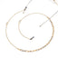 Golden Thick Stainless Steel Sunglasses Chain - Color Retention True Gold Plated Glasses Rope