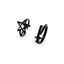 Gothic Star Spider Skull Adjustable Alloy Ring Set - 10 Pieces