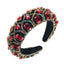 European and American Velvet Sponge Wide Headband for Women